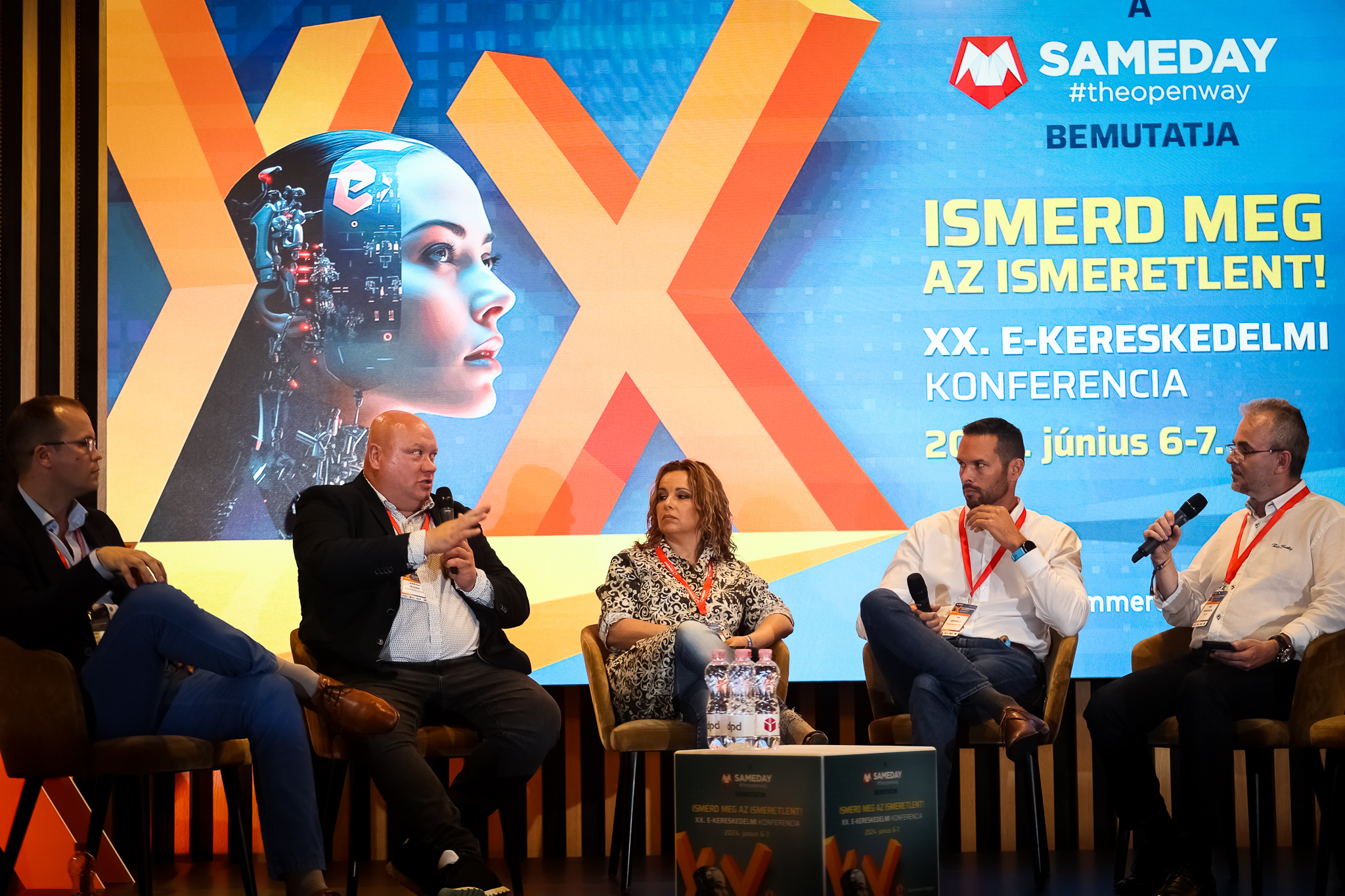 Panel discussion on the main stage